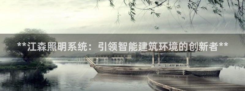 **江森照明系统：引领智能建筑环境的创新者**