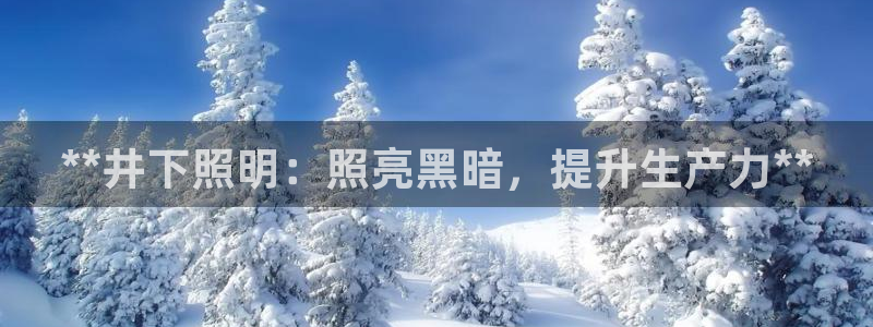**井下照明：照亮黑暗，提升生产力**
