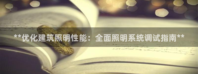 **优化建筑照明性能：全面照明系统调试指南**