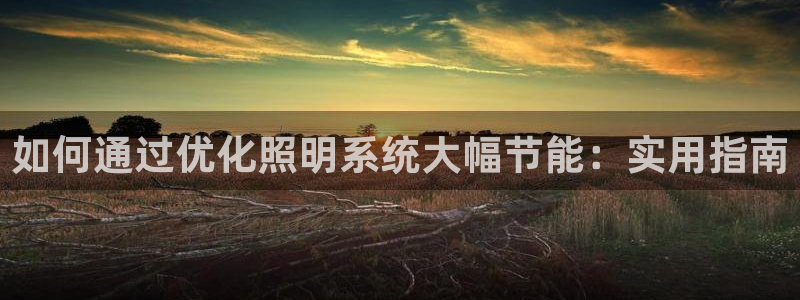 如何通过优化照明系统大幅节能：实用指南