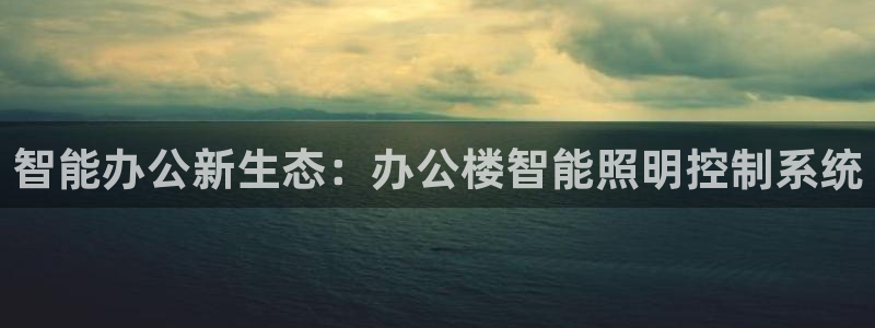 智能办公新生态：办公楼智能照明控制系统