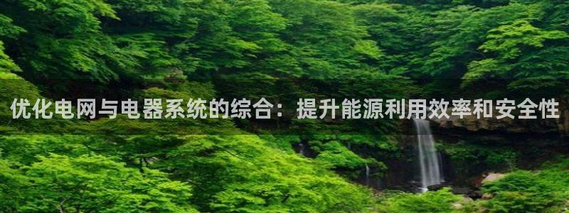 优化电网与电器系统的综合：提升能源利用效率和安全性
