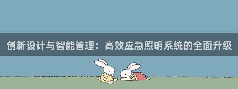 创新设计与智能管理:高效应急照明系统的全面升级
