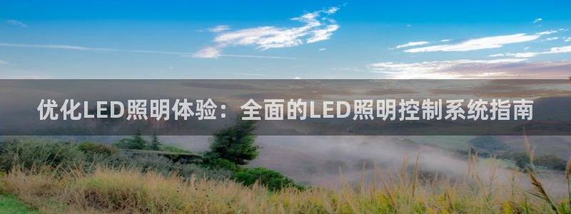 优化LED照明体验：全面的LED照明控制系统指南