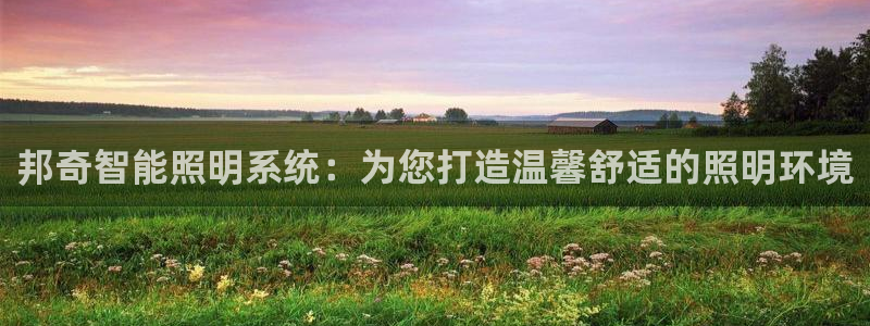 邦奇智能照明系统：为您打造温馨舒适的照明环境